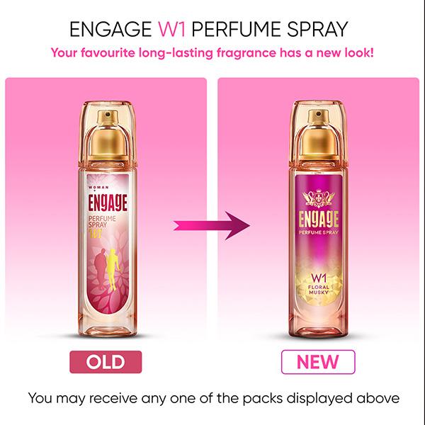 Engage Woman Perfume Spray W1 120ml - Women Perfumes (Edt/Edp)