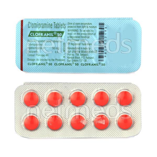 Clofranil 50mg Tablet 10'S - Depression-Ant