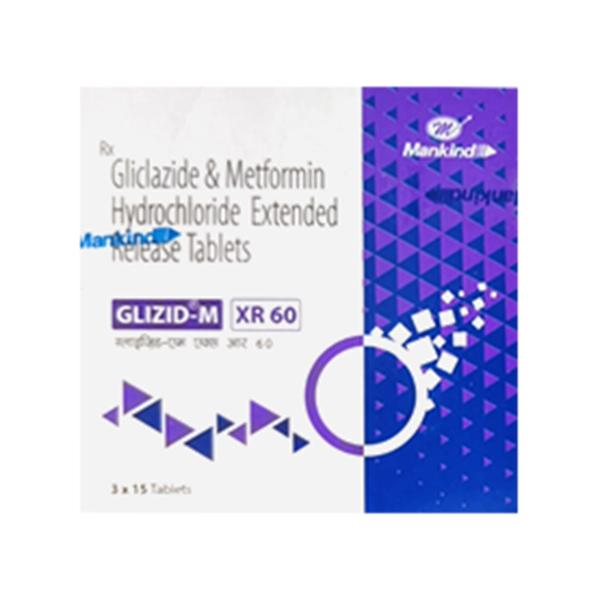 GLIZID M XR 60 Tablet 15's