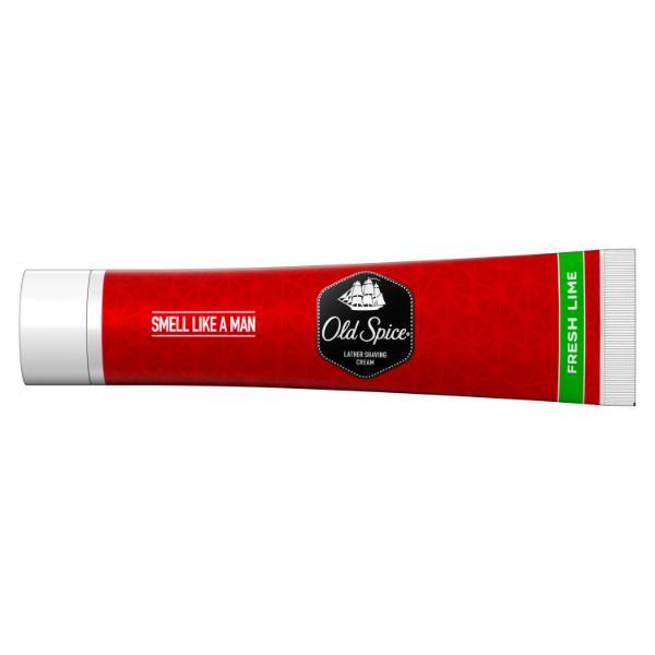 Old Spice Lather Shaving Cream - Fresh Lime 70 gm - Shaving Creams