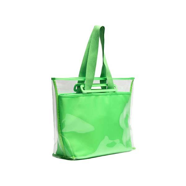 Colorbar The Bold and Beautiful Tote - Neon Green 780 gm - Makeup Pouches