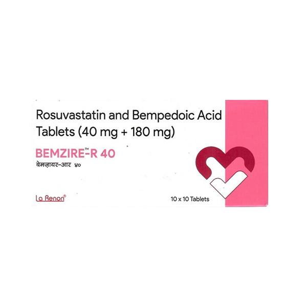 BEMZIRE R 40 Tablet 10's - High Cholesterol-Dys