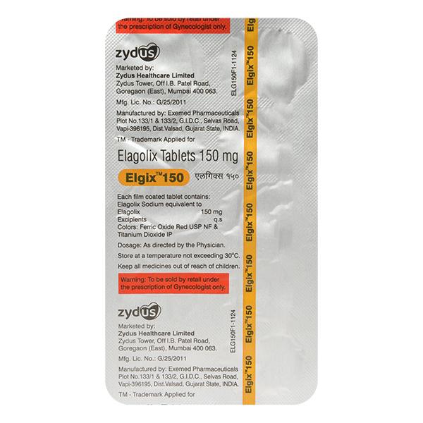 ELGIX 150 Tablet 10's - Uterus Conditions-Dut