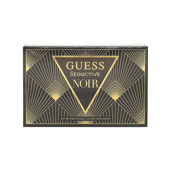 Guess Seductive Noir For Women Set (Eau De Toilette 75Ml + 15Ml + Body Lotion 100Ml + Pouch) 1's - Makeup Kits & Sets