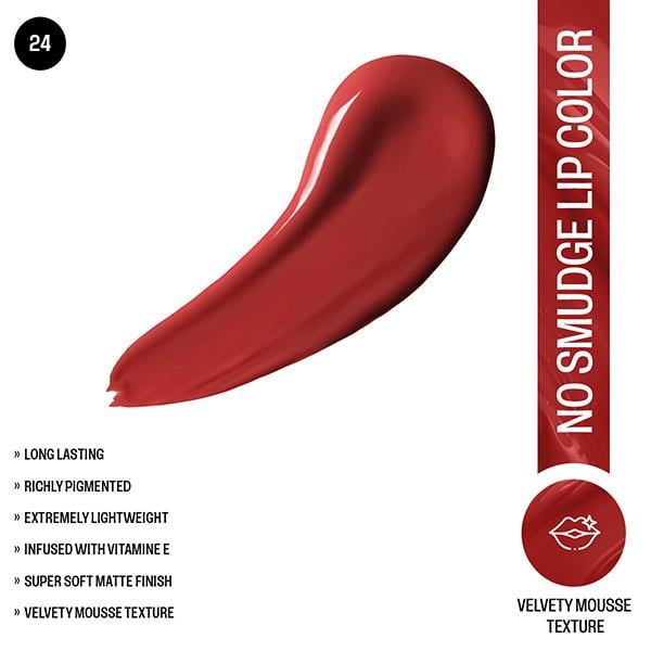 Insight Cosmetics No Smudge Lip Color - Barbados 4 gm - Liquid Lipsticks