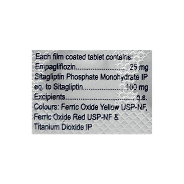 EMPANEO S 25 Tablet 10's - Diabetes-Ant