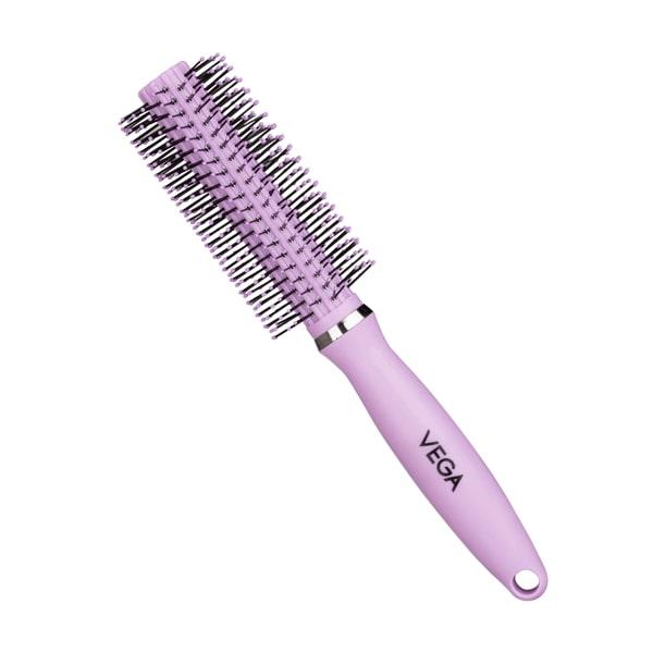 Netmeds | Vega Round Hair Brush for Men and Women, Reduces Snags, Detangle and Tangles, (E32-RB) 69 gm