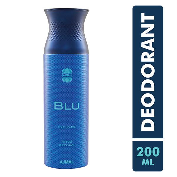 Ajmal Blu & Shadowhim Deodorants For Men (Pack Of 2) 200 ml - Men Perfumes (Edt/Edp)