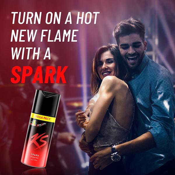 Kama Sutra Deodorant - Spark 220ml - Men Deodorants/Roll-Ons
