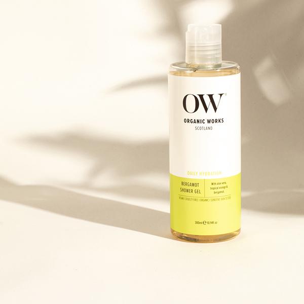 Organic Works Bergamot Shower Gel 300 ml - Shower Gels & Body Wash
