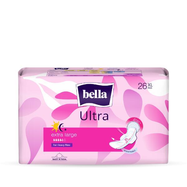 Netmeds | Bella Ultra Drai Sanitary Napkins XL 26's