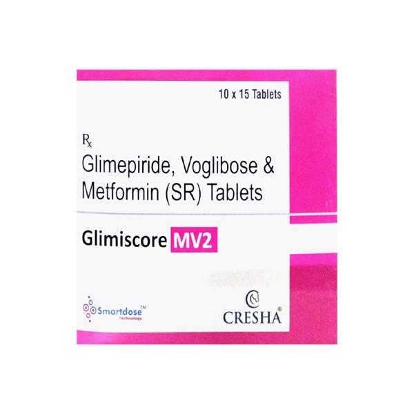 GLIMISCORE MV2 Tablet 15's - Diabetes-Ant