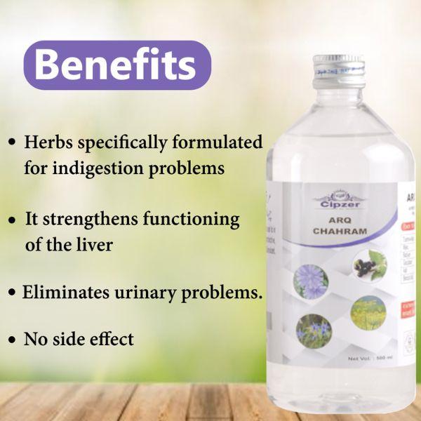 Cipzer Arq Chahram Liquid 500 ml - Speciality Medicines