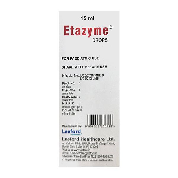 Etazyme Drops 15ml - Digestion-Dig
