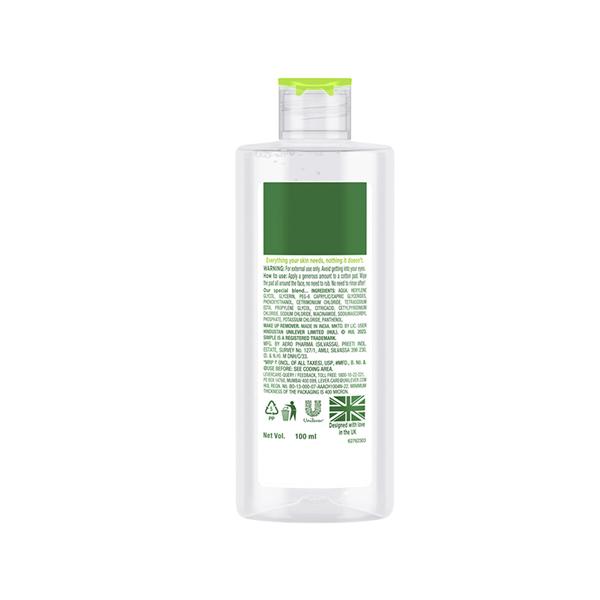 Simple KTS Micellar Water 100 ml - Make Up Removers