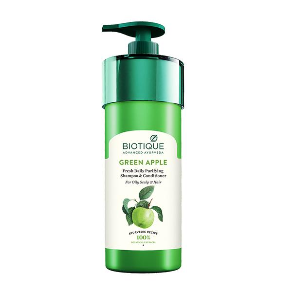 Netmeds | Bio Green Apple Shampoo & Conditioner 800 Ml