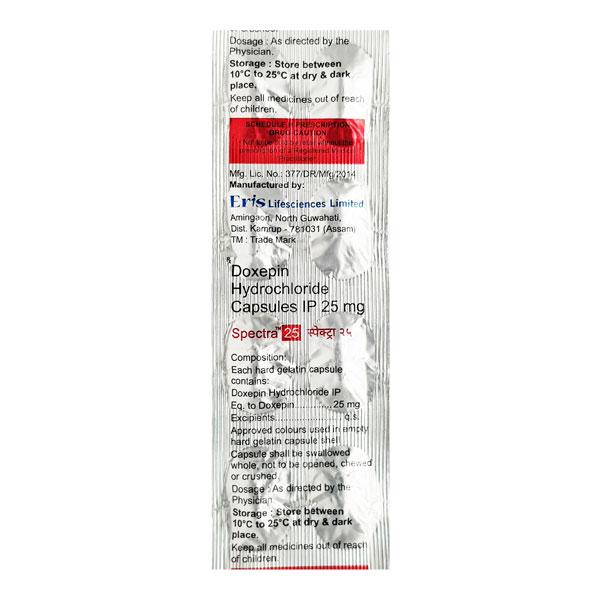 Spectra 25mg Capsule 10'S - Depression-Ant