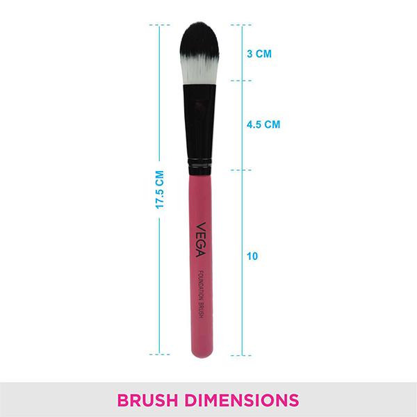 Vega Foundation Brush Pink  (MBP - 04) 1's - Face Brush