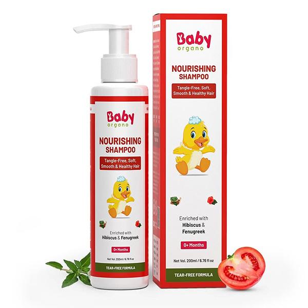 Netmeds | Baby Organo Ayurvedic Nourishing Baby Shampoo - Hibiscus & Fenugreek 200 ml