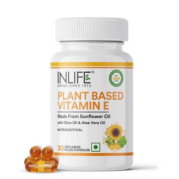 Netmeds | Inlife Plant Based Vitamin E Vegan Liquid Capsule 30's