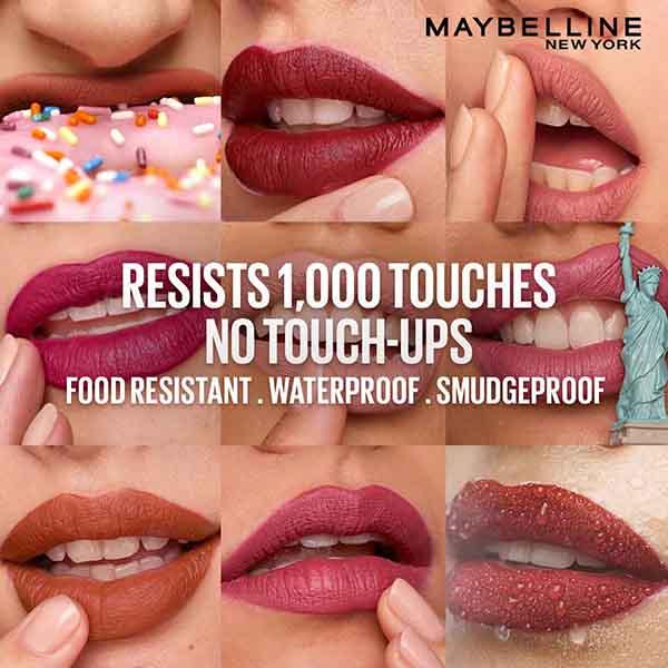 Maybelline New York Super Stay Matte Ink Liquid Lipstick, 120 Artist 5ml - Lipsticks