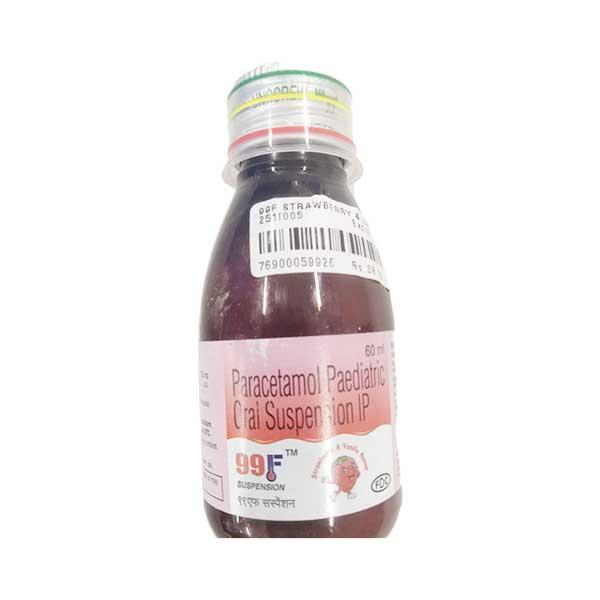 99F STRAWBERRY & VANILLA FLAVOUR 250 Oral Suspension 60ml - Fever-Ana