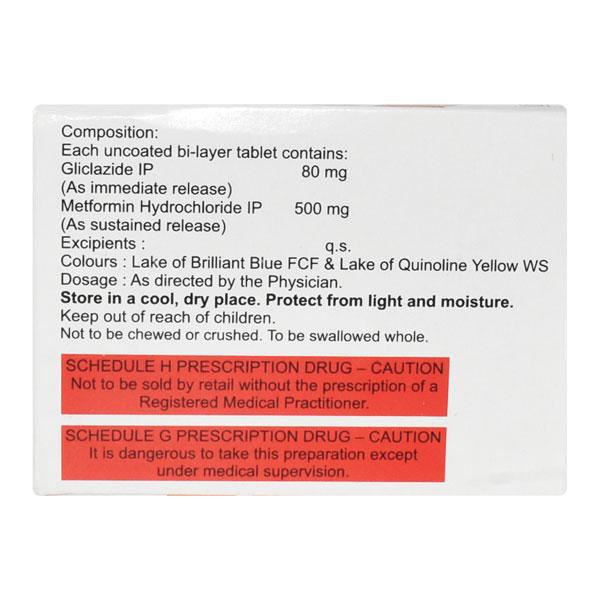 Glycigon M SR Tablet 10'S - Diabetes-Ant