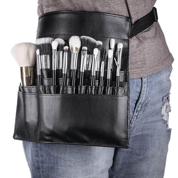 Bronson Professional Makeup Brush Pouch Belt Waist Shoulder Strap Organizer 22 Pockets 1's - Makeup Pouches