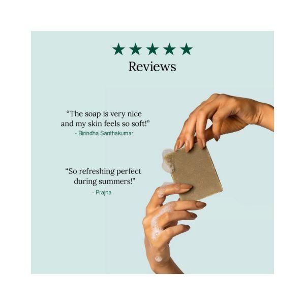 Juicy Chemistry Lime, Ginger & Rice Soap for Tan Removal & Skin Brightening 100m - Soaps