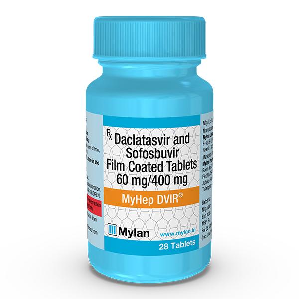 MYHEP DVIR 60/400 Tablet 28's - Viral infections-Ant