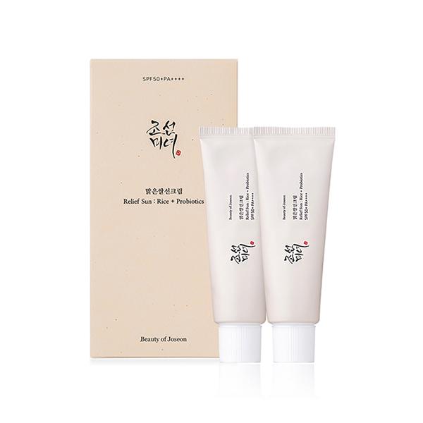 Netmeds | Beauty Of Joseon Relief Sun - Rice + Probiotics SPF 50+ PA++++ 50ml each 2's