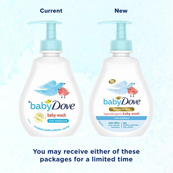 Baby Dove Rich Moisture Hypoallergenic Body Wash 200 ml - Creams, Lotions & Oils