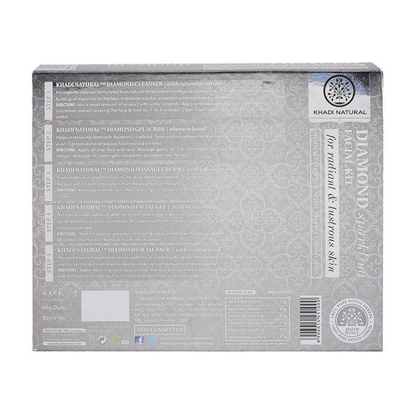 KHADI NATURAL DIAMOND MINI FACIAL KIT 75 gm - Facial Kits