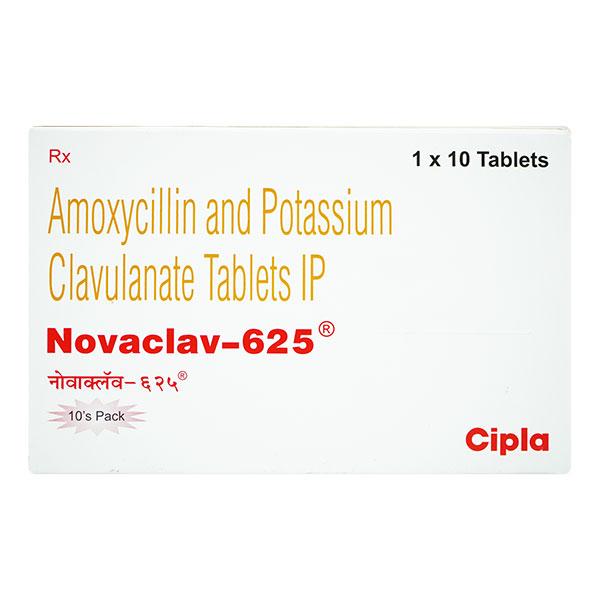 NOVACLAV 625mg Tablet 10's - Bacterial Infections-Pen