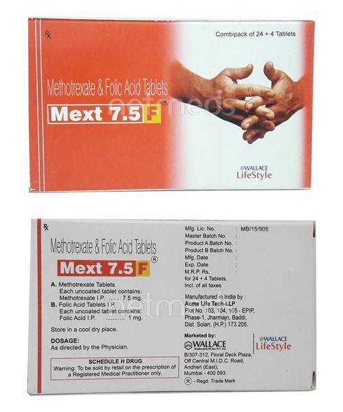 Netmeds | Mext F 7.5mg Tablet 28'S