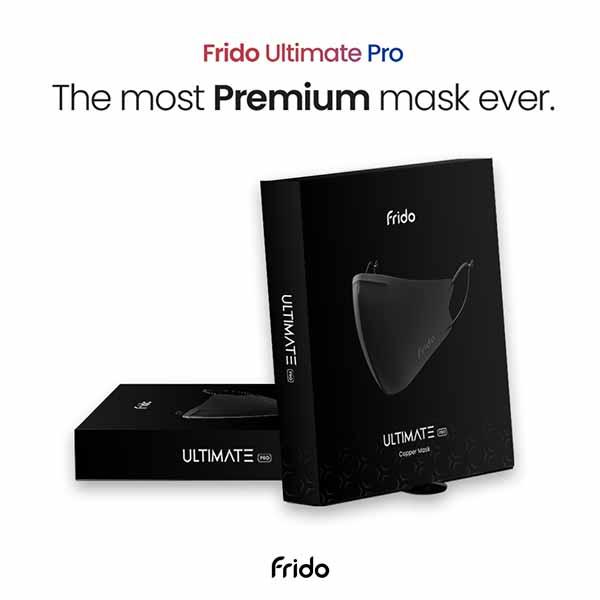 Frido Ultimate Pro Reusable Copper Face Mask (Pack of 2) (S) - Face Mask