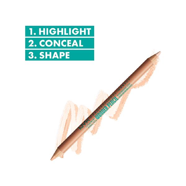 Nyx Professional Makeup Wonder Pencil Micro Highlighter Pencil - Light 0.7 gm - Highlighters & Illuminators