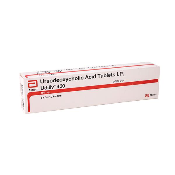 Udiliv 450mg Tablet 10'S - Cholelithiasis/Gall Stones