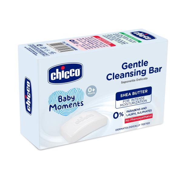 Chicco Baby Moments Gentle Cleansing Bar 100 gm - Baby Soap