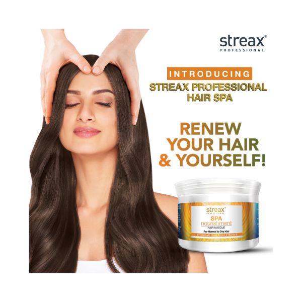 Streax Professionalhair Spa With Honey Extract 200 gm - Hair Masks & Packs
