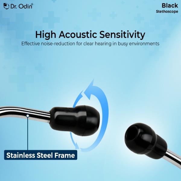 Dr. Odin Stethoscope Black 1's - Stethoscopes