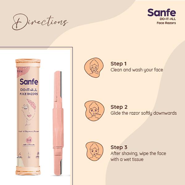 Sanfe DOITALL FACE RAZORS 1's - Hair Removal Accessories