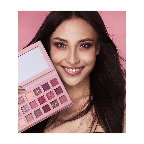 New Miss Rose 18 Color Nude Eyeshadow Palette 7001 - 002B 19.7 gm - Face Palettes