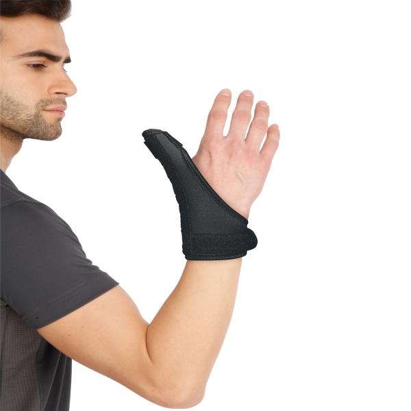 Netmeds | Flamingo Thumb Spica Splint - Black (OC2025) (L) 1's