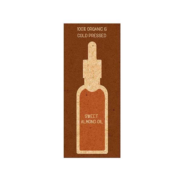 HM Herbal Me 100% Organic Sweet Almond Oil 50ml - Essential Oils
