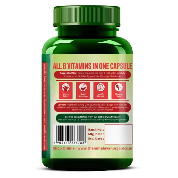 Vlado's  Himalayan Organics Plant Based Vitamin B12 Veg Capsules 60's - Multi-Vitamins
