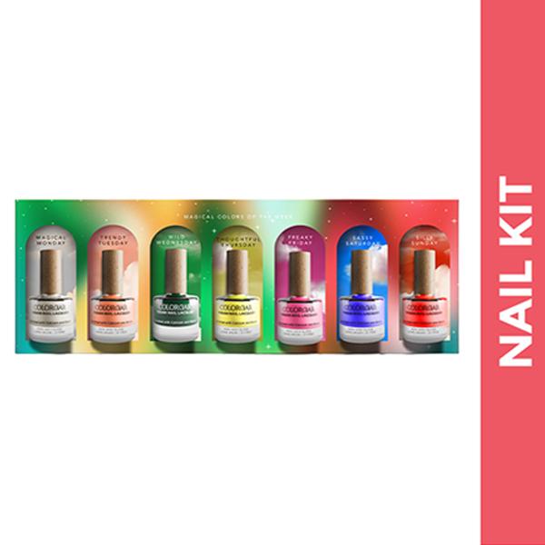 Colorbar Nail Kit - Magical Colors of The Week 56 ml - Nail Polish