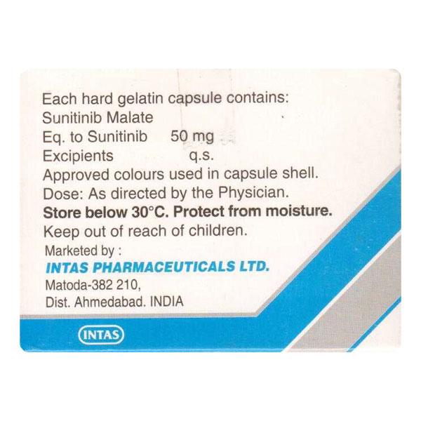 SUTYKINE 50 Capsule 7's - Cancer Oncology-Tar