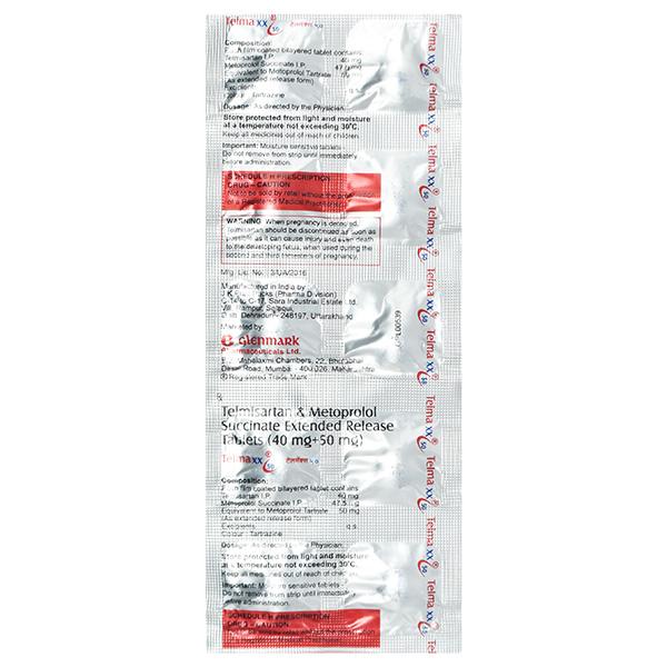 Netmeds | Telmaxx 50mg Tablet 10'S