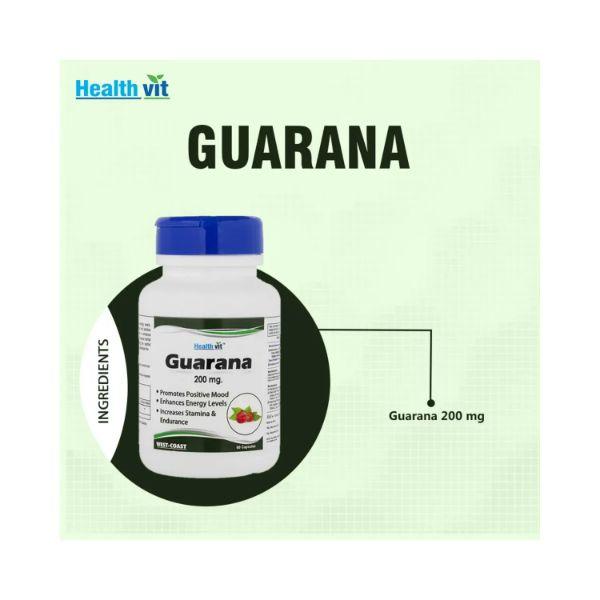 Healthvit Guarana -Capsules 60's - General Health